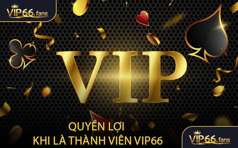 Đăng ký VIP66 - Quyền lợi khi là thành viên VIP66